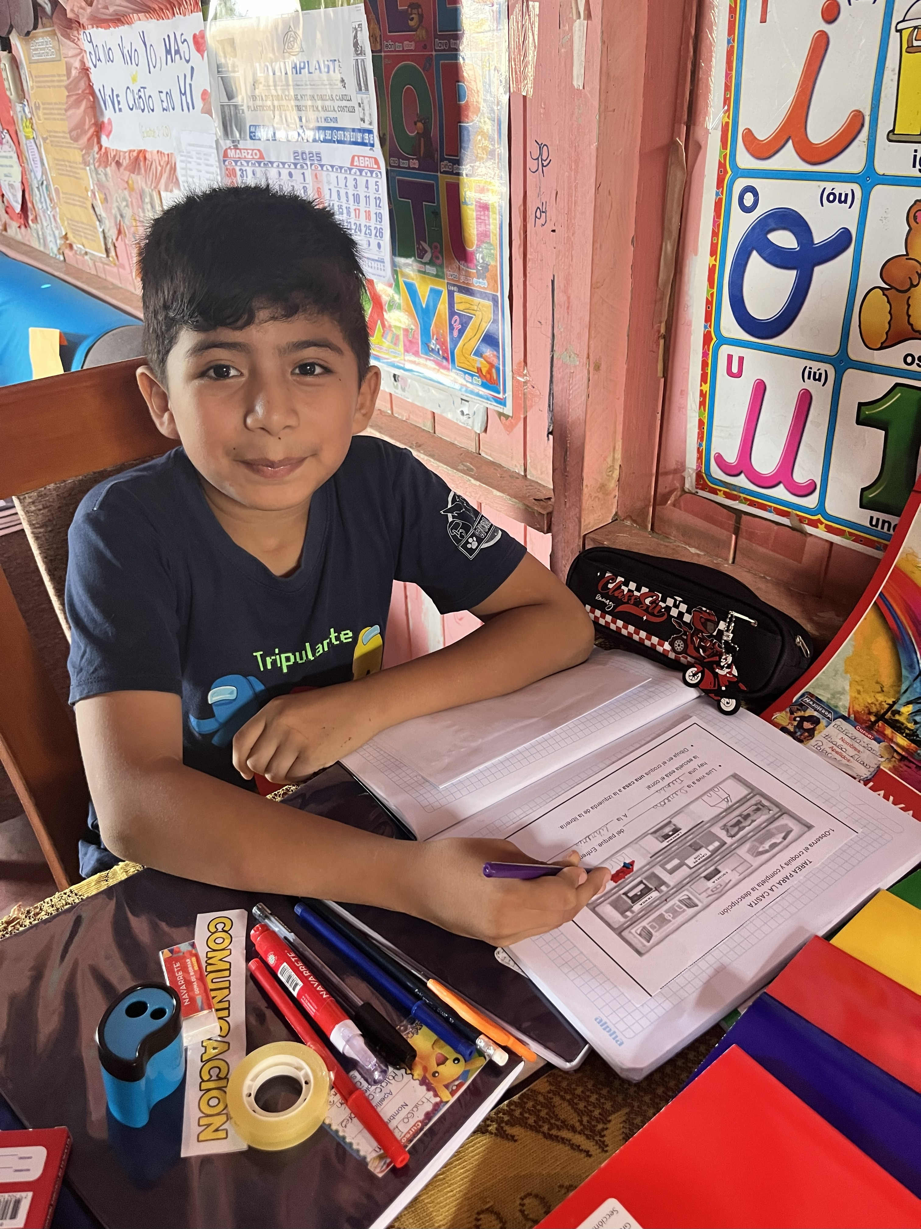 Daniella with her Love Pack